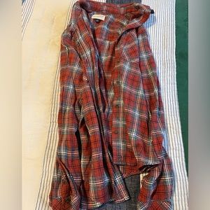 Universal thread brand button up flannel